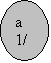 Oval: a
1/
